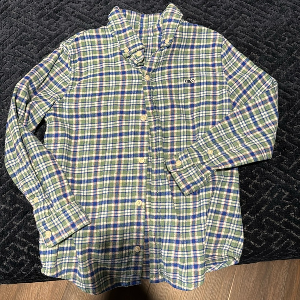 Boys vineyard vines flannel